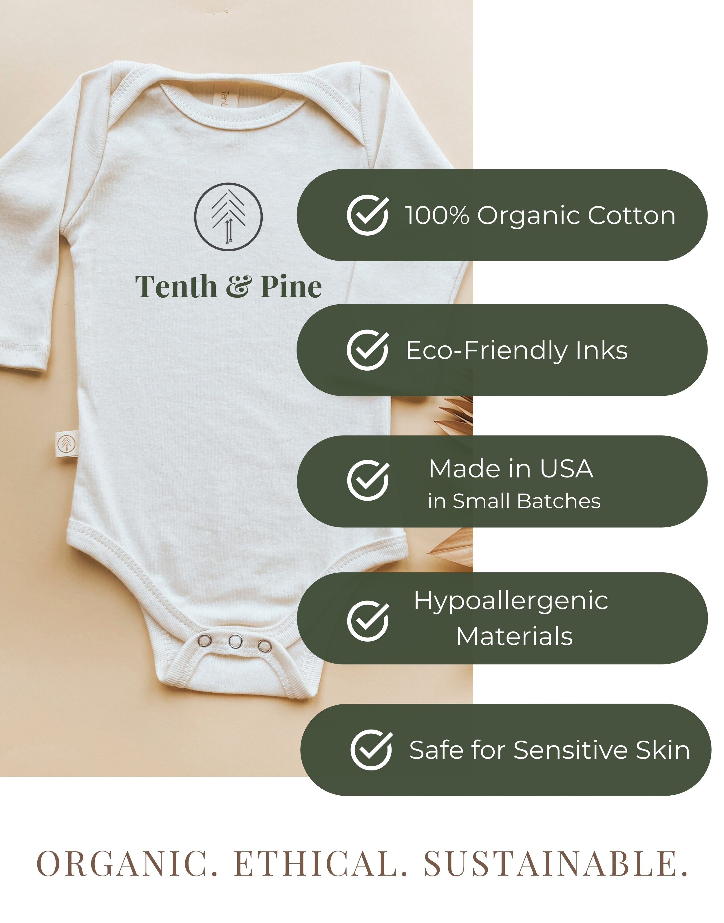 Happy Camper Organic Baby Bodysuit